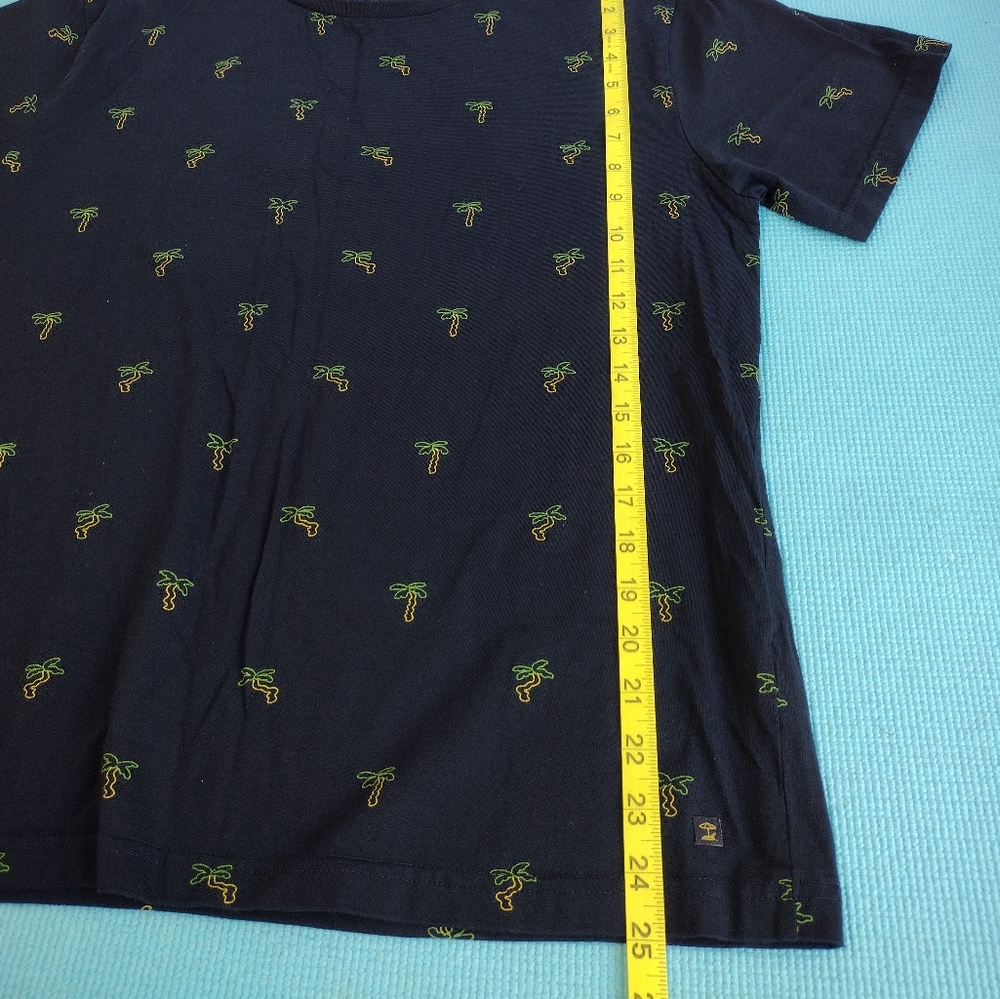 Denim & Flower Men's Navy Slim Fit Shirt Size L - Picture 4 of 7